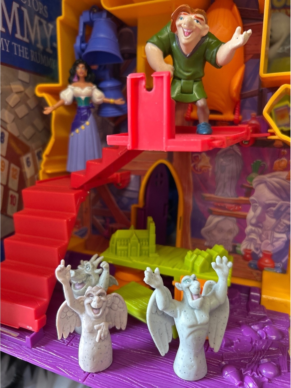 Vintage Disney The Hunchback of Notre Dame Playset with Figures